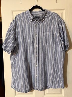 Linen Stripe Men’s Shirt
